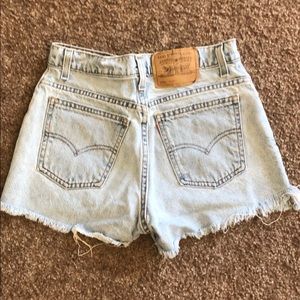 Levi denim shorts